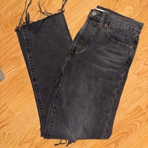 Levi's Women’s Black Wedgie Straight Jeans